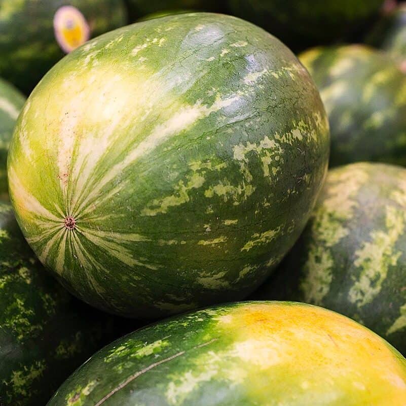 yellow part of watermelon