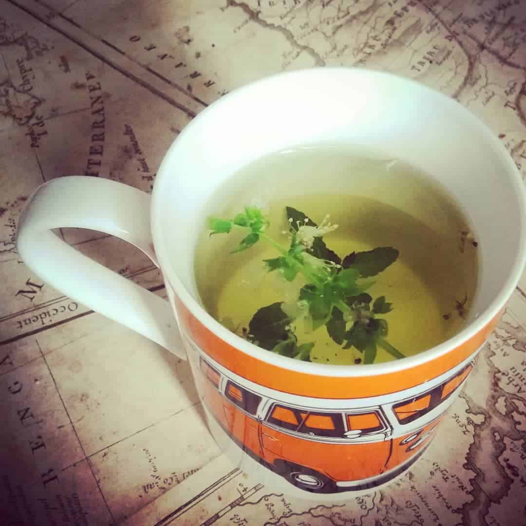 Basil Flower Tea