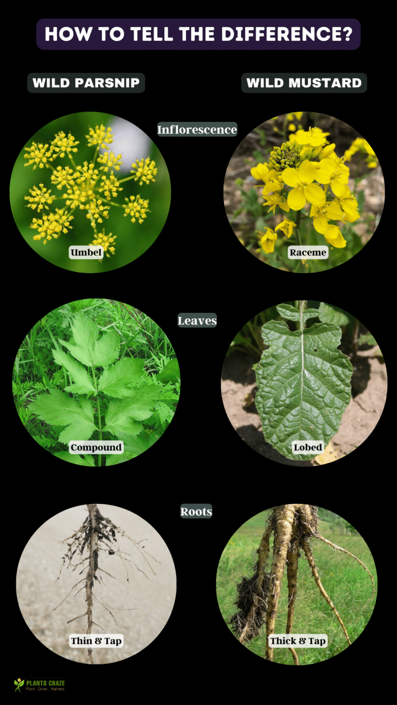 Wild Parsnip Vs. Wild Mustard Caution! [6 Ways to Tell The Difference]