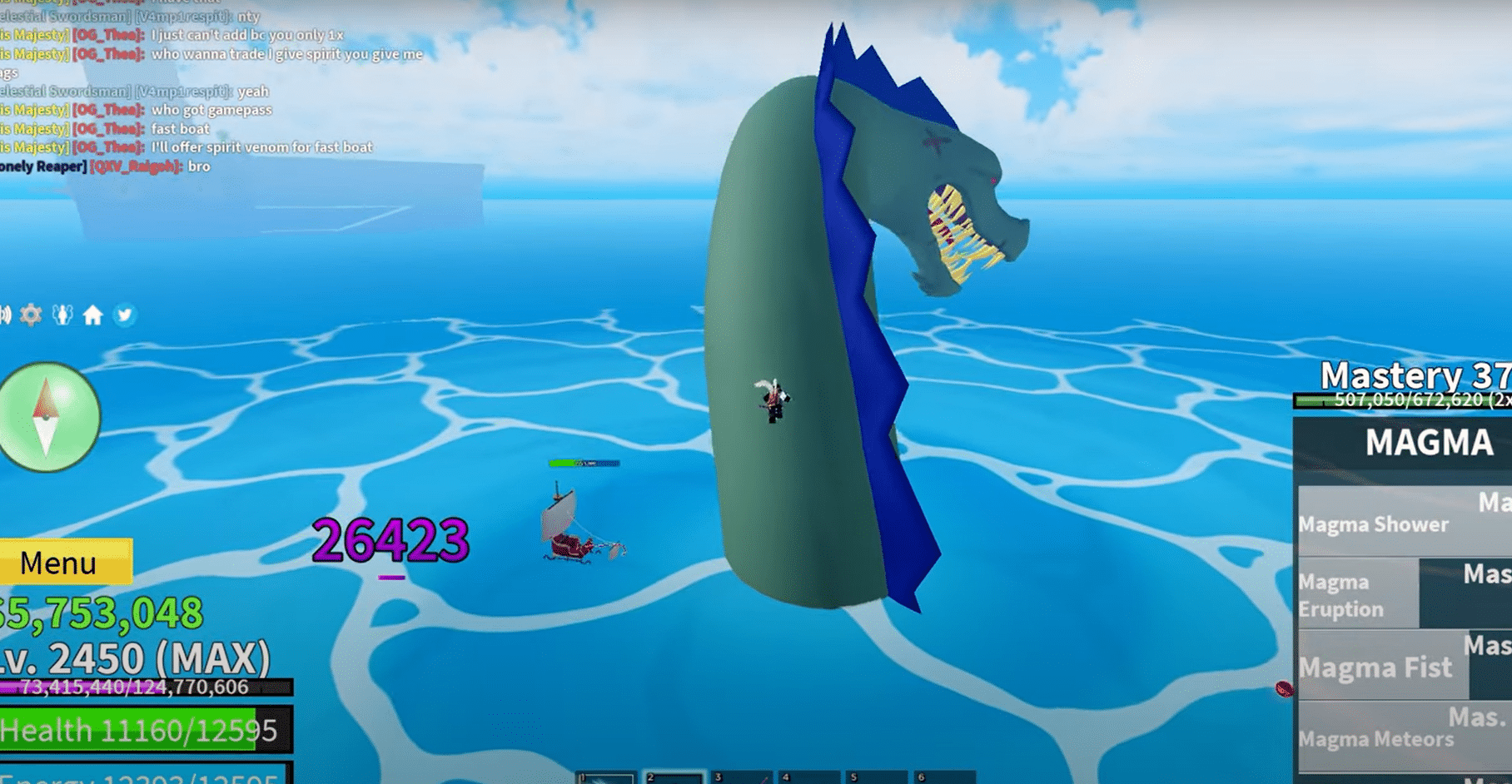 How To Farm Sea Beasts Blox Fruits