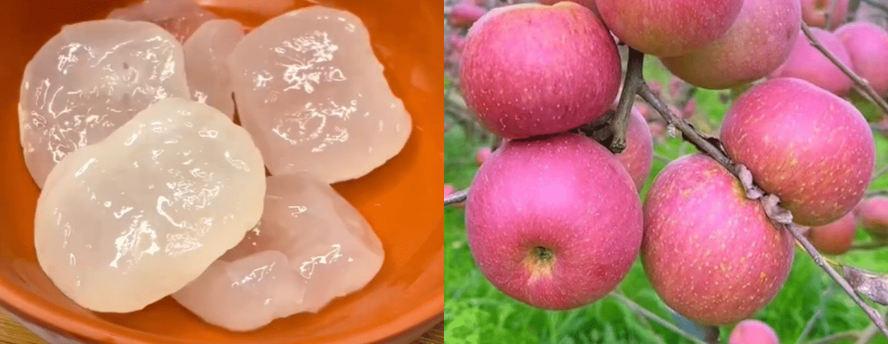 ice apple vs. apple fruit