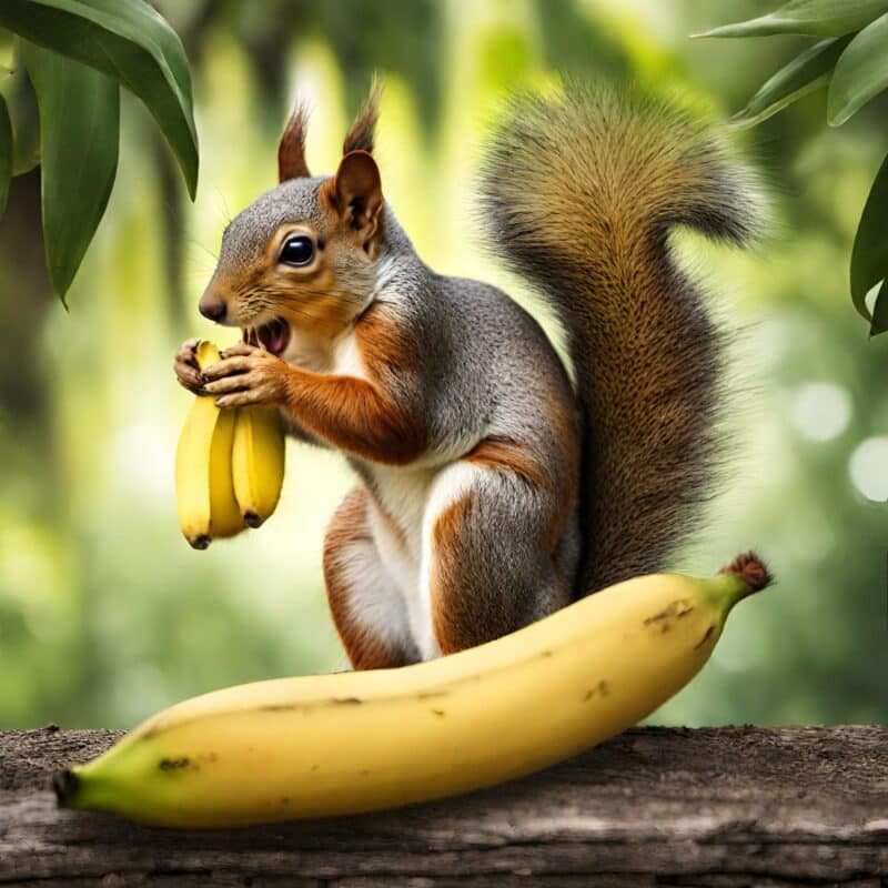 Do Squirrels Eat Bananas? Everything You Need To Know